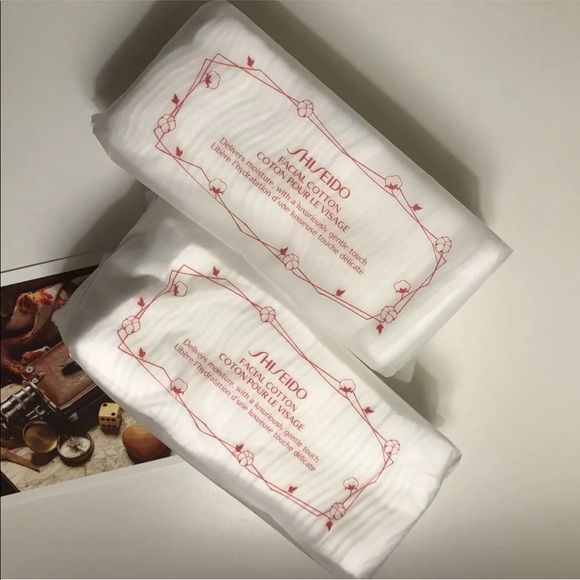 - 2*Shiseido Facial cotton pads -40 sheet New - Picture 1 of 1